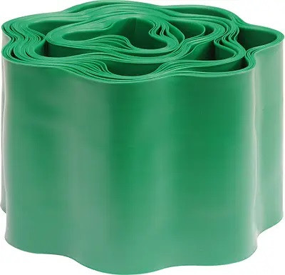 Бордюрна стрічка ЗЕЛЕНА 10см х 9м VERANO, фото 1