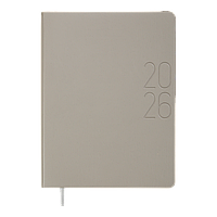 Щоденник датований 2026 MORANDI STYLE A5 сірий штучна шкіра