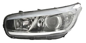 Фара ліва Kia Ceed 12-15 Depo H7/H7кор., чорн.-ДХО, -адапт.св.