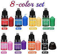 Набір рідких барвників для свічок — 8 кольорів