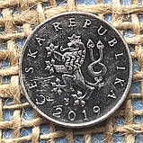 1 крона 2019 року. Чехiя, фото 2