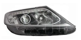 Фара права Kia Sorento 13-15 Depo D3S/H7/PY21W/LED, -лампа