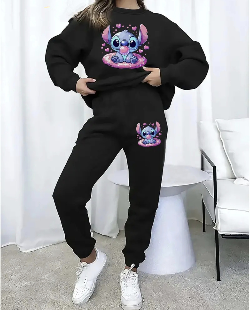 Теплий жіночий костюм зі Стічем, фото 1