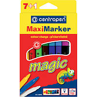 Фломастери Centropen №8649/08 "Magic Maxi" 7 кольорів +1 поглинач чорнил
