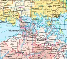 Мапа 64см * 41см картонна "України політична" УКГ (13118)