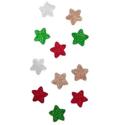 Заготівка з фоамірану GoToArt "Зірочка з глітером" 1штука 3см (50862), фото 1