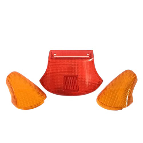 Скло фари заднього комплекту (3 шт.) - Let's, фото 1