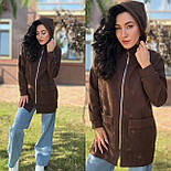 Кофта фліс на блискавці з капюшоном, фото 5