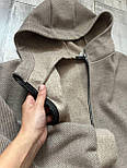 Кофта фліс на блискавці з капюшоном, фото 3
