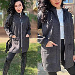 Кофта фліс на блискавці з капюшоном, фото 9