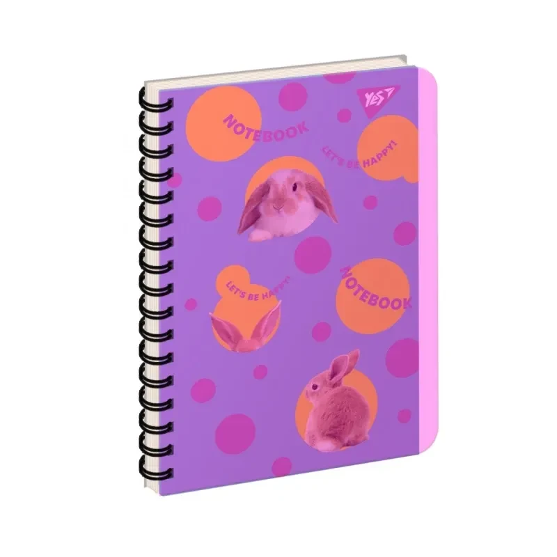 Блокнот з роздільниками на спіралі В6 Yes 144листа # №681987 (65332) "Let's be" (пластикова обкладин, фото 1