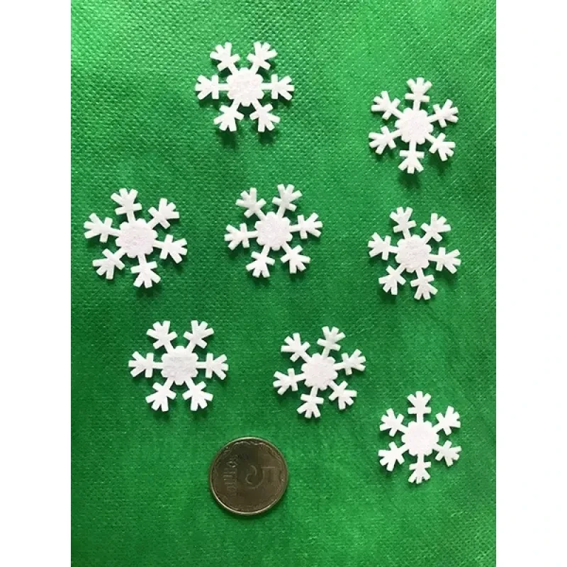 Заготівка з фетру GoToArt "Сніжинка" 1штука 3см (73067), фото 1