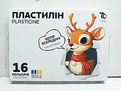 Пластилін ЗПГ. 7С: 16кольорів №7С31602