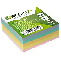 Папір для нотаток неклеєний 80мм*80мм*40мм Fresh Up №3411 "Класика"