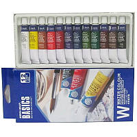 Акварель в тубах JO "Basics" 12 кольорів по 12мл №1212C-EW-1
