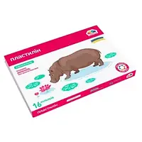 Пластилін Гамма'UA "Захоплення" 256гр 16кольорів №200314