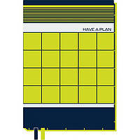 Планер недатований Yes А6 160 листів №252096 (51756) "Depth" (PU гнучка обкладинка) з кольоровим тор