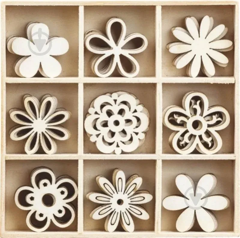 Заготівка з дерева Knorr Prandel "Квіточка" 1штука, фото 1