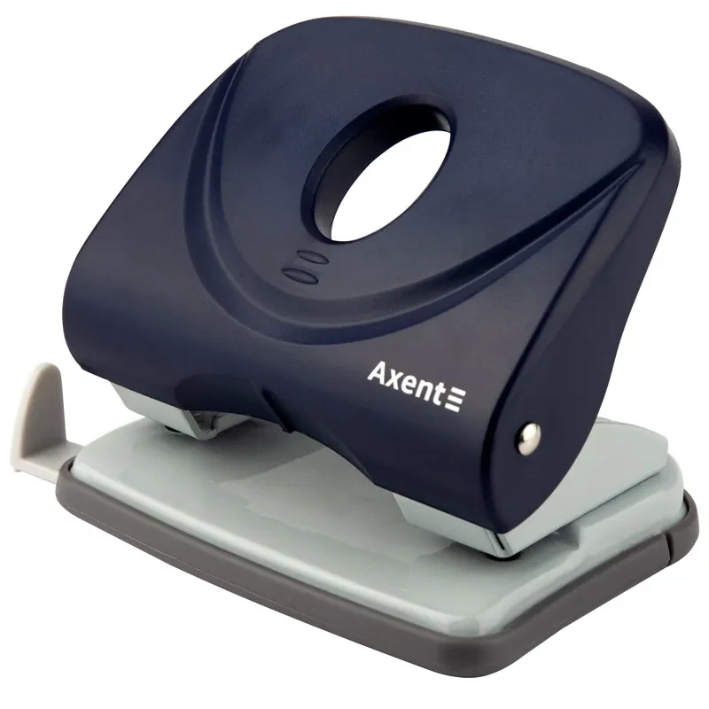 Діркопробивач Axent №3830-02 "Welle" (пробиває 30листів) синій, фото 1