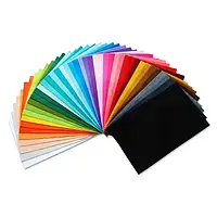 Фетр 1лист 20*30 (1,2мм) 170г/м.кв. асорті кольорів