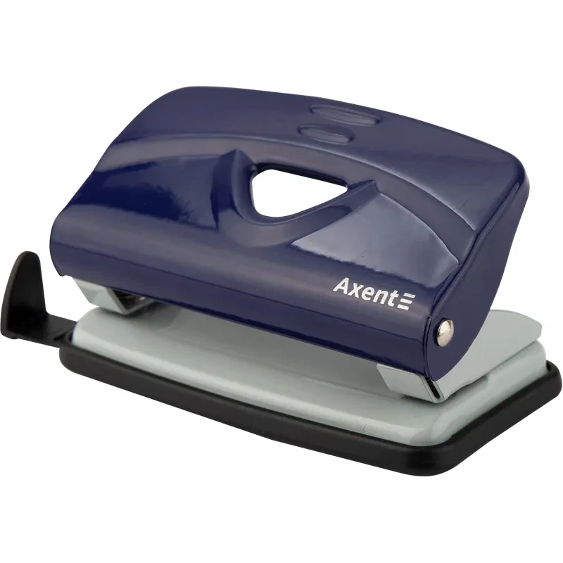 Діркопробивач Axent №3810-02 "Exakt" металевий (пробиває 10листів) синій, фото 1
