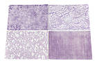 Набір паперу та сітки для створення відкриток Фіолетова пряжа 15 шт KRK021, фото 6