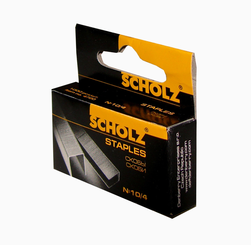 Скоби 10/4 Scholz №4720 (1000шт), фото 1