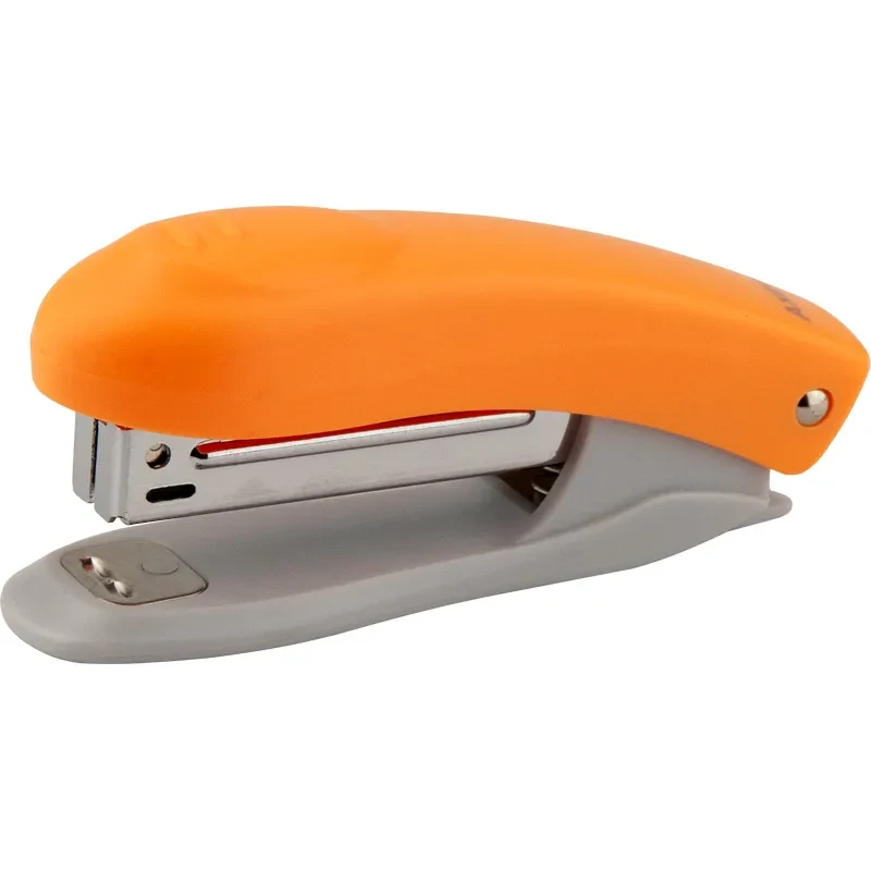 Степлер №10 Axent №4813-12 "Welle" (пробиває 12листів) з дестеплером помаранчовий, фото 1