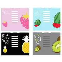 Підставка для книг металева JO 220*210 №555-387 "Fruits" асорті малюнків