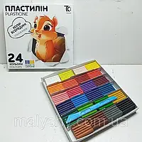 Пластилін ЗПГ. 7С: 24кольори №7С32401