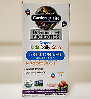 Garden of Life Dr. Formulated Probiotics Organic Kids Daily Care 30 жувальних таблеток пробіотики для дітей