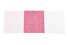 Набір паперу та сітки для створення відкриток Рожева тюль 15 шт KRK023, фото 3