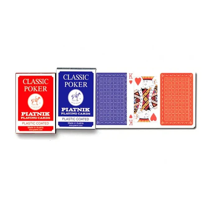 Карти гральні Piatnik №1321 " Classic Poker" 55 штук, фото 1