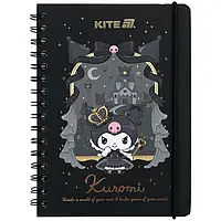 Планер н/д  дитячий на спіралі з гумкою Kite №25-438-2 (53111) "Kuromi-2" (тверда картонна обкладинк