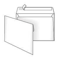 Конверти паперові Kuvert А5 (162*229) білі 50штук з клейкою стрічкою