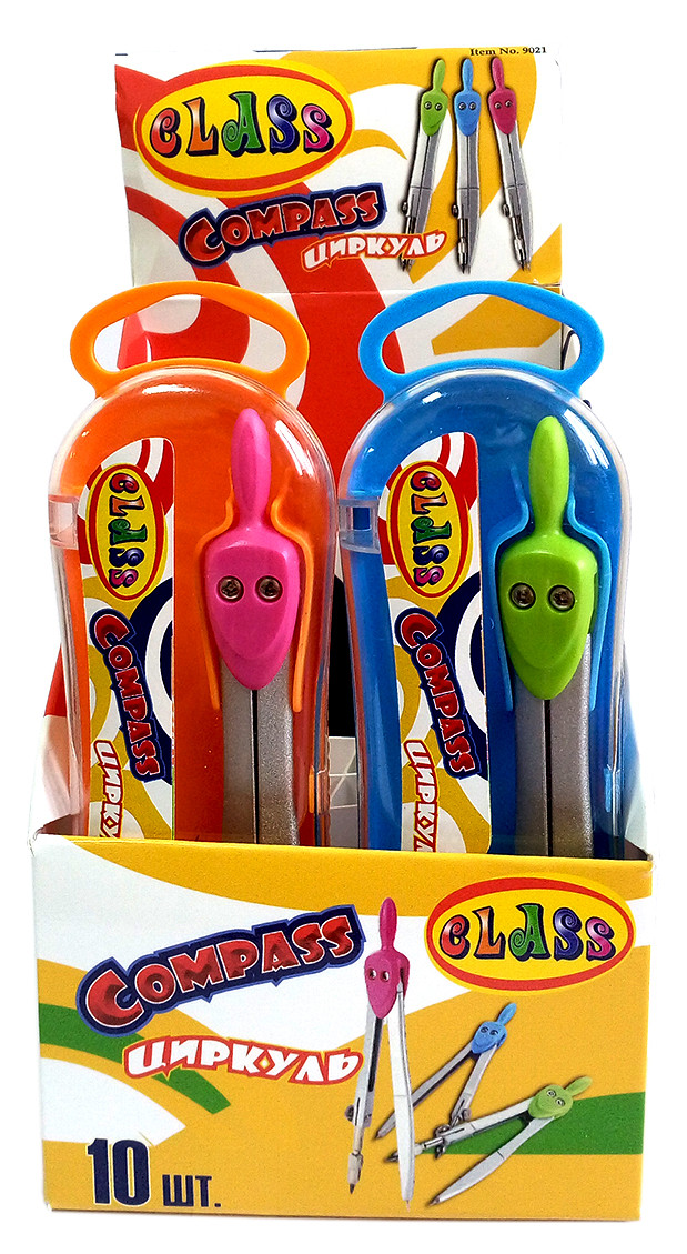 Набір для креслення "неломайка" Class (лінійка 20см + трикутик + транспортир) №9021 проз. кольорові, фото 1