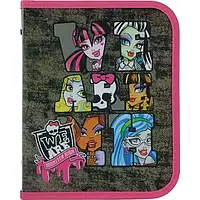 Папка для зошитів пластикова на блискавці В5 Kite №15-203 "Monster Hale"