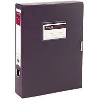 Папка-бокс пластикова на липучці А4/60 Axent №1760-11 сливова