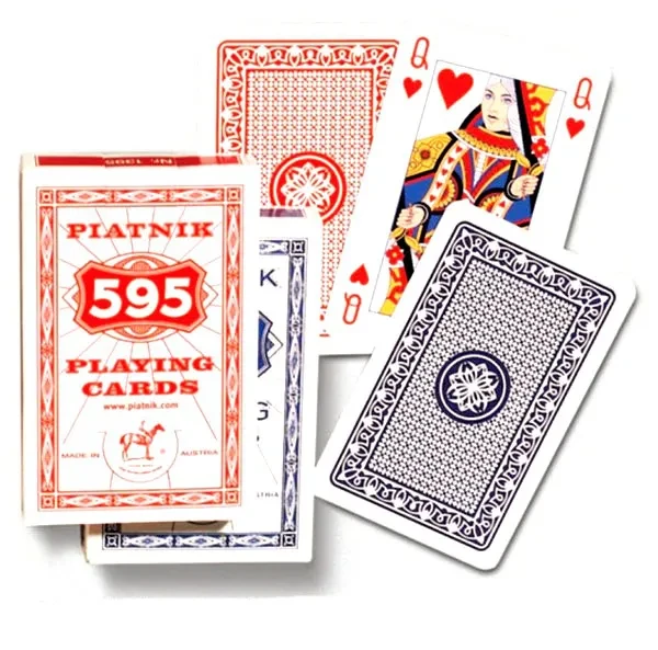 Карти гральні Piatnik №1395 "595" 55 штук, фото 1