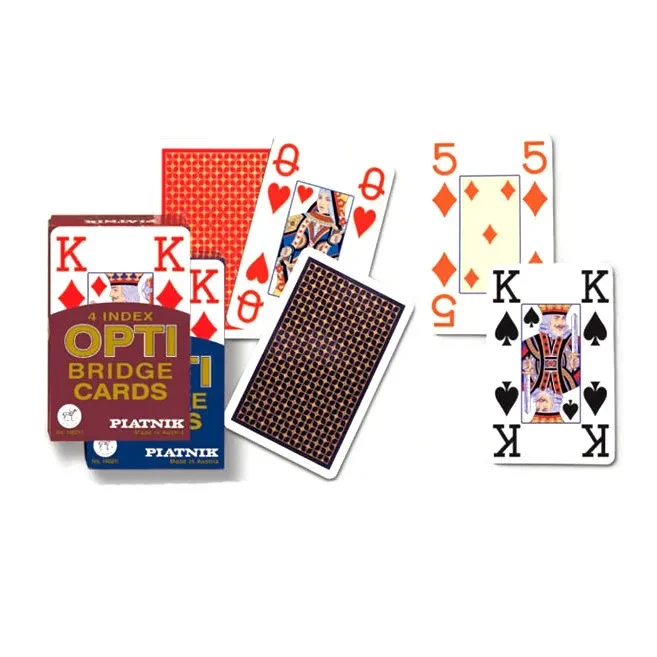 Карти гральні Piatnik №1402 "Opti " 55 штук з 4 індексами, фото 1