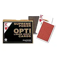 Карти гральні Piatnik №141911 "Opti Poker" 55 штук з великими індексами