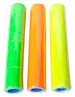 Цінники овальні 250штук 26*12 асорті кольорів