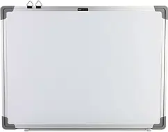 Дошка сухозтираюча магнитна Deli №EV450 45*60 в алюмінівій рамці з пластиковими кутами
