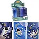 Блокнот на гумці А5 КНР 80 листів # №6600-12Х (30086) "Астронавт" (тверда обкладинка з поролоном), фото 3