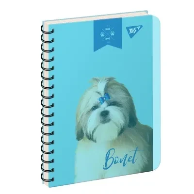 Блокнотз роздільниками В6 Yes 144листів # №681706 (48581) "Elegant dog" (пластикова обкладинка), фото 1