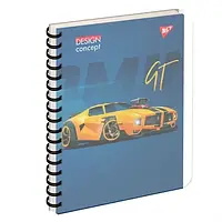 Блокнот з роздільниками на спіралі А5 Yes 144листа # №681874 (11490) "Dezir concept" (пластикова обк