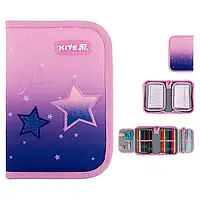 Пенал-книжка наповнений Kite №25-622Н-1 "Sparkling" на 1 відділення з 2 відворотами