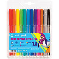 Фломастери Centropen №7550/12 12 пастельних кольорів