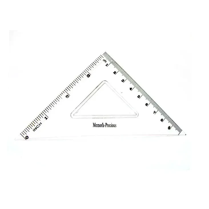 Трикутник Memoris - Precious 90/45/45*100 пластиковий прозорий, фото 1