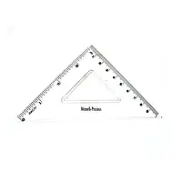 Трикутник Memoris - Precious 90/45/45*100 пластиковий прозорий